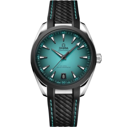 Omega Seamaster Aqua Terra 150M Master Chronometer 41 Stainless Steel - Ceramic / Turquoise / Rubber